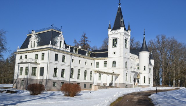 Gulbenes novada vēstures un mākslas muzejs, Stāmerienas pils,  ekspozīcija "Kolorītais Leo Svemps" trīs telpās